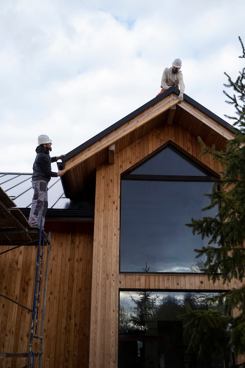 Roof repair man
